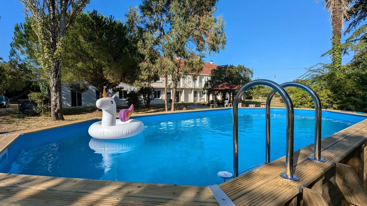 Port-Sainte-Marie House | Villa Louisiane - Maison avec piscine