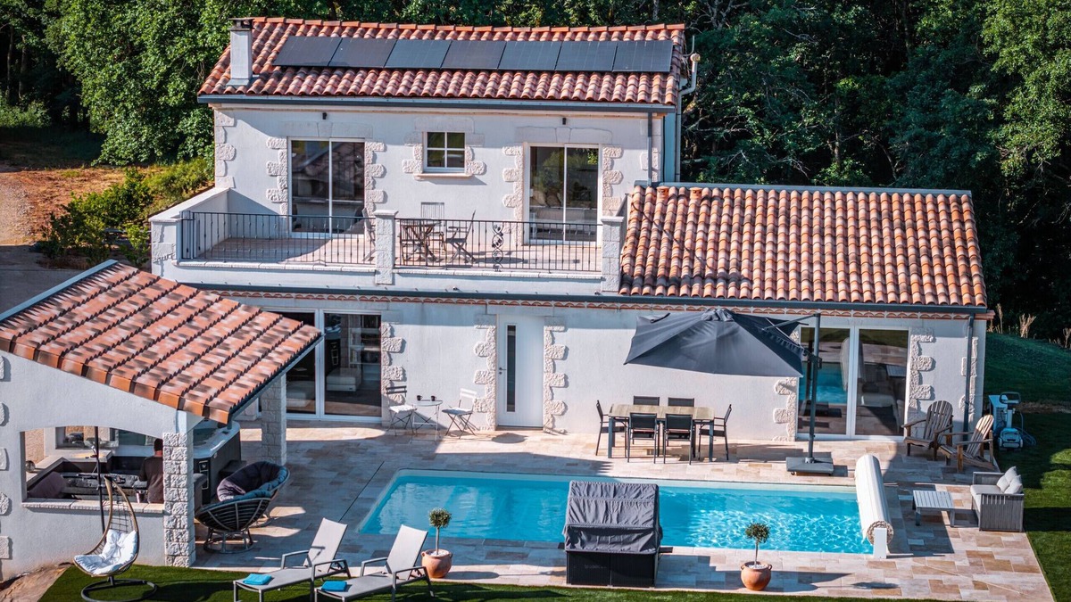 Castelnau-de-Montmiral Villa | Villa Maurine - Pool & Spa & Fitness