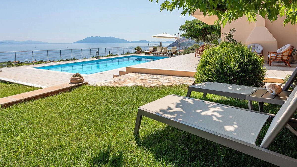 Melissopetra Villa | Villa Magnolia – Luxury Retreat with Private Pool and Stunning Sea View