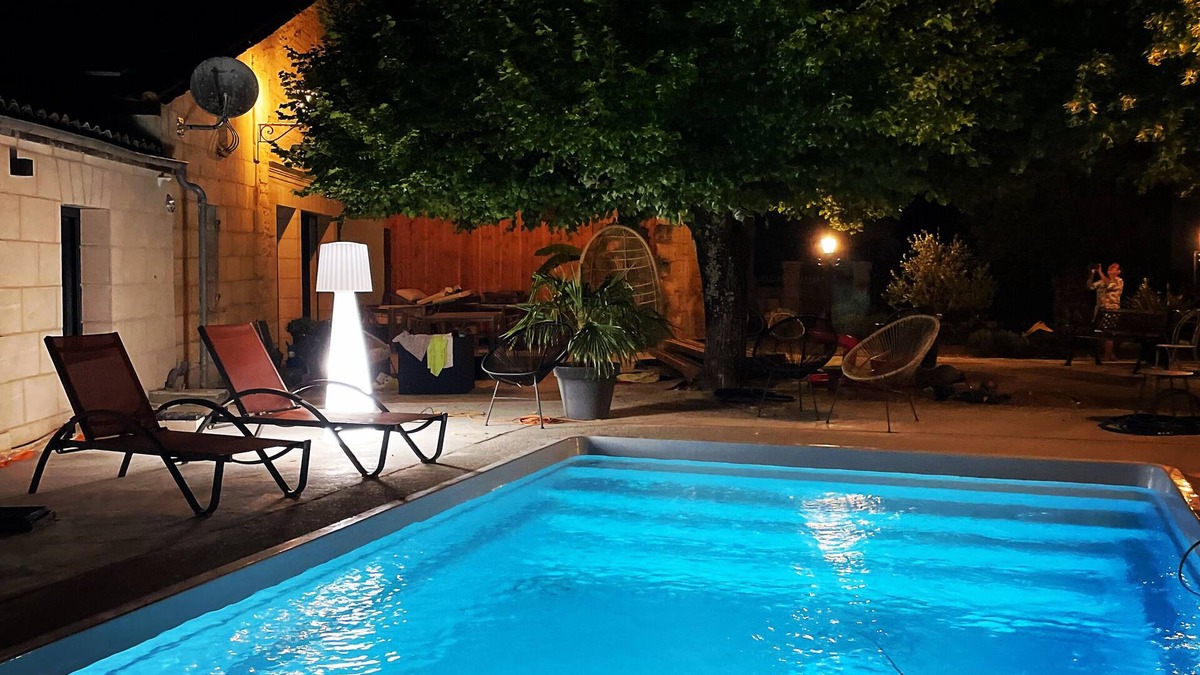 Montagne Villa | Villa Maison Cantalupo Piscine Sel Chauffée Clim 5 min St Emilion