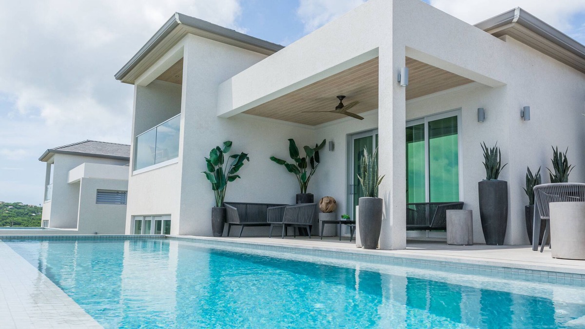 Calvigny Villa | Villa Mandala Luxury villa with private pool, ocean views and private-access beach