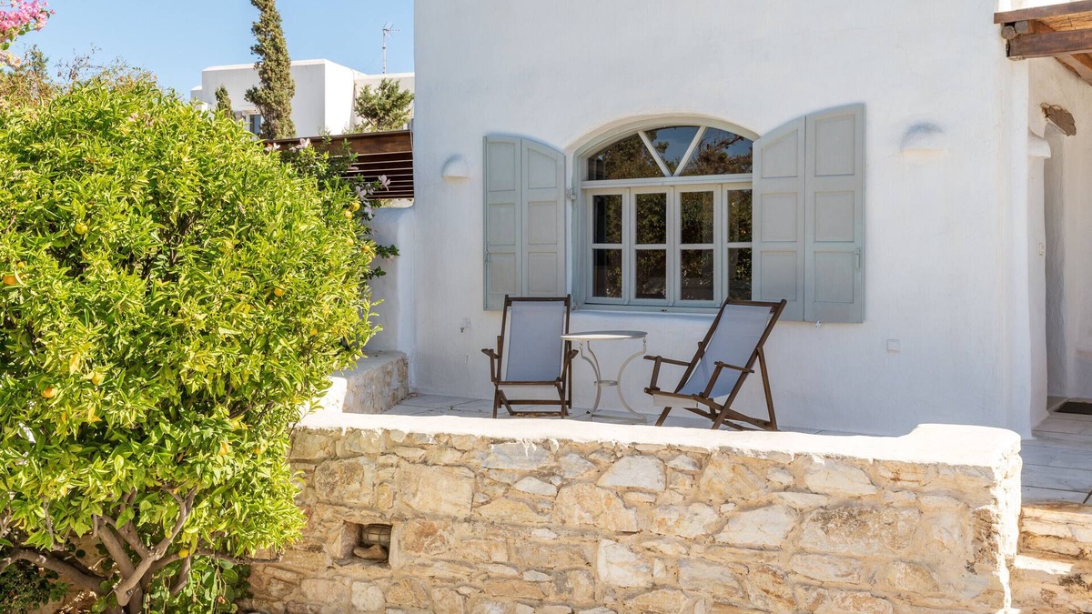 Glisidia Villa | Villa 'Mari Art Cycladic Villas - Levantis' with Sea View, Wi-Fi and Air Conditioning
