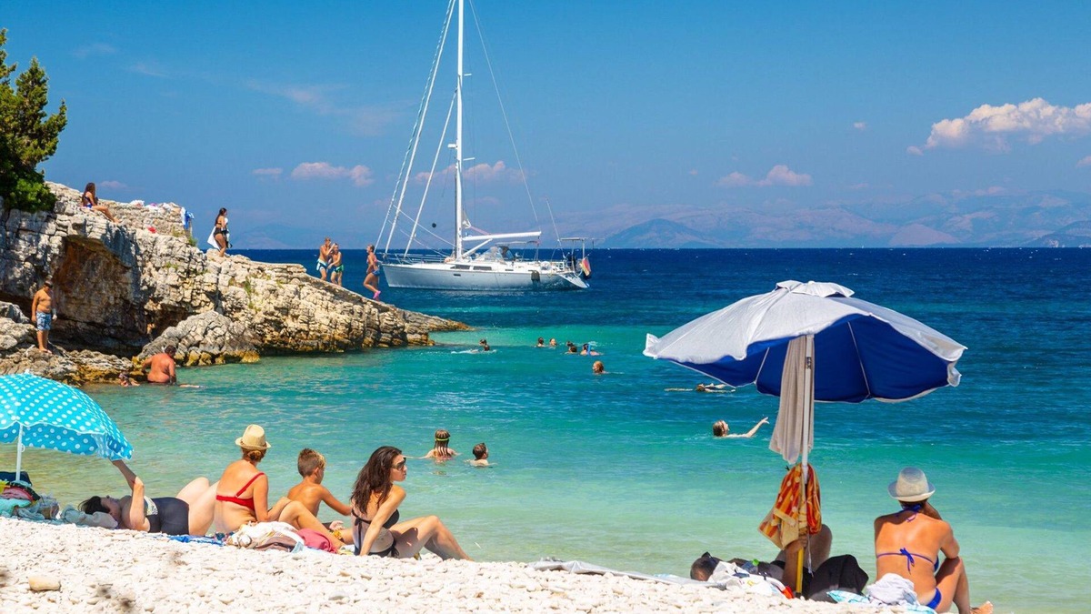 Paxos Villa | Villa Martha Large Private Pool Walk to Beach Sea Views A C Wifi Car Not Required - 2247