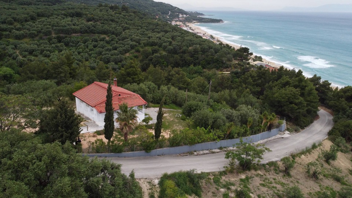 Loutsa Villa | Villa Naturaleza, enjoy panoramic view of the Ionian Sea with tranquility