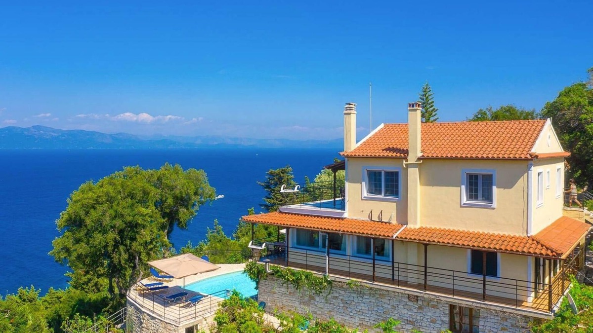 Lakka Villa | Villa Nefeli - Five Bedroom Villa, Sleeps 10