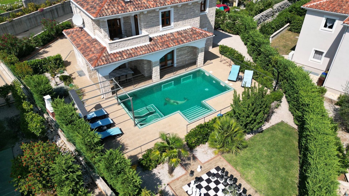Kornic House | Villa NOAH (5*) ; Stone house, heated indoor pool, jacuzzi, sauna, fitness room