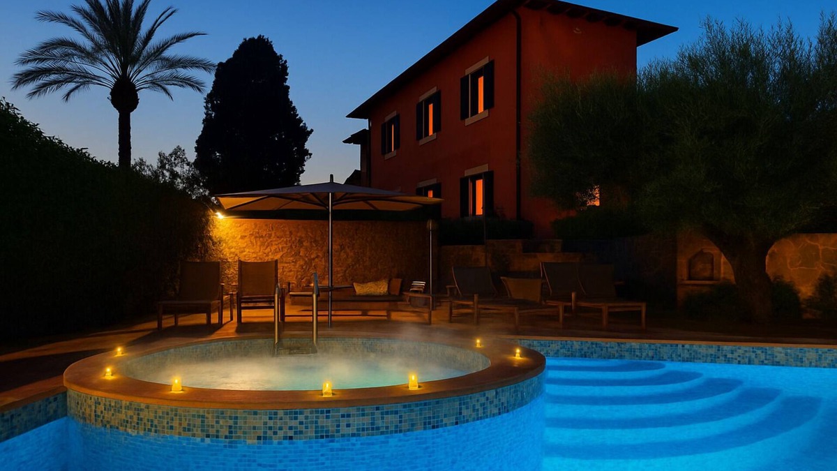Velletri Villa | Villa Olive Garden Private Spa Retreat & Tennis court - Luxe Estate