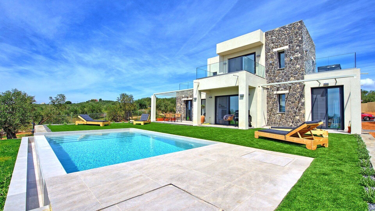 Dafnata Villa | Villa Olivum - Brand new vill with private pool close to the beach in Corfù