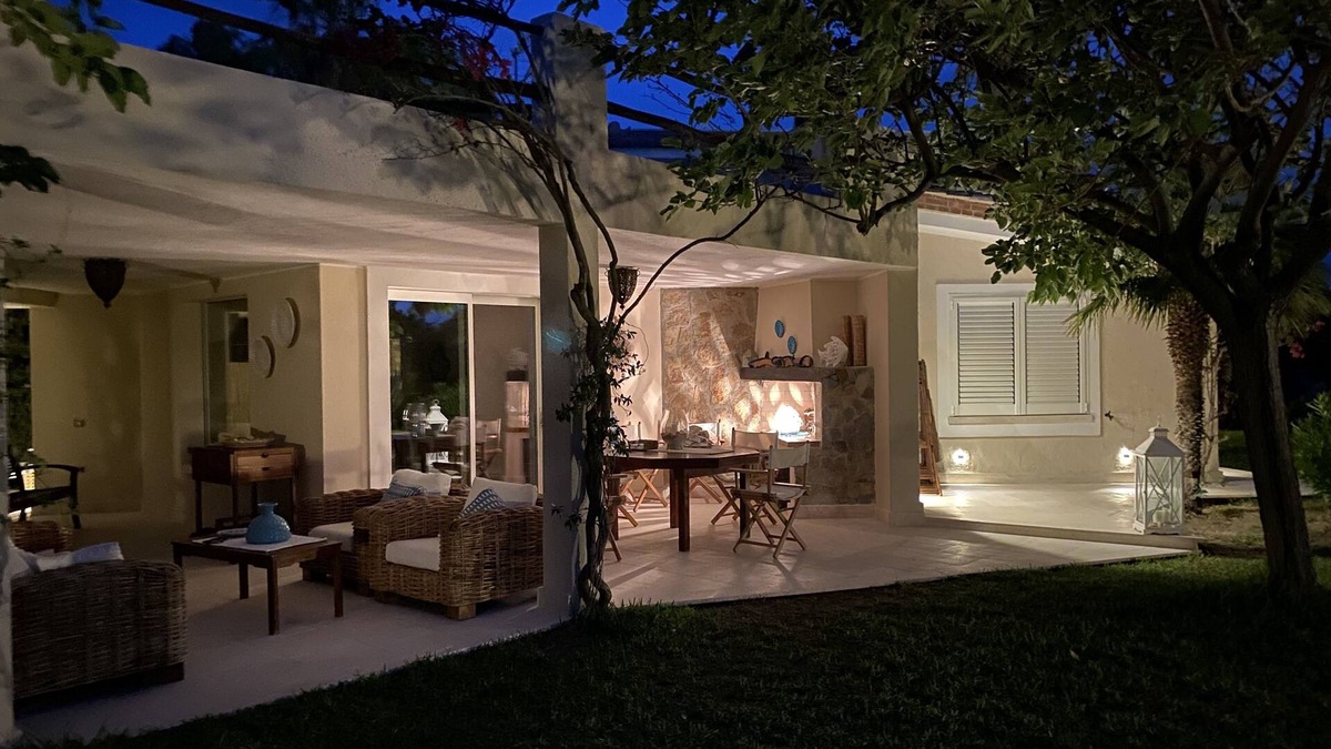 Notteri Villa | Villa on the sea, near the port and in 'marine protected area of ​Capo Carbonar