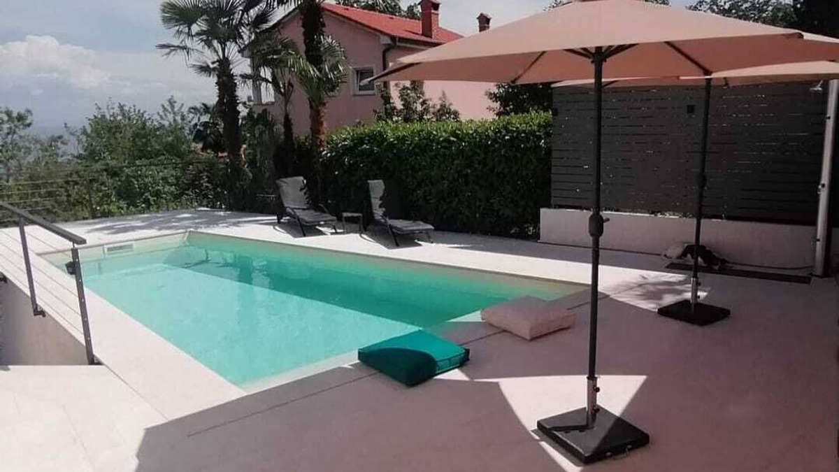 Ika House | Villa Opic, pool, sea view, 4-8 pers., 3/5 bedrooms