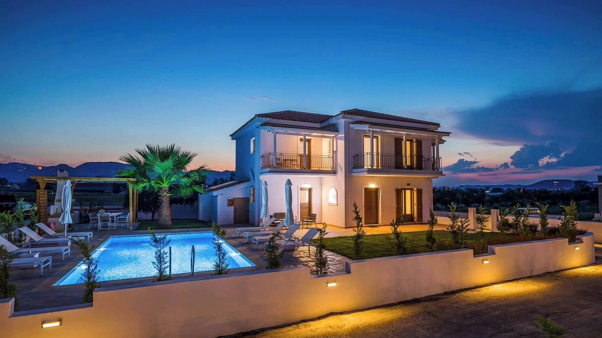 Kalpaki Villa | Villa Orchard - Fabulous Modern Holiday Villa Among the Vineyards and Orchards