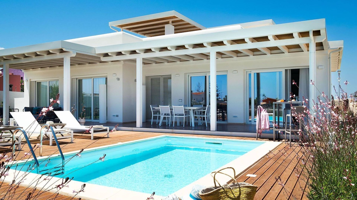 Reitani Villa | Villa Palma, 8 People, Pool, Sea View, Garden, WiFi, Sat, Sicily