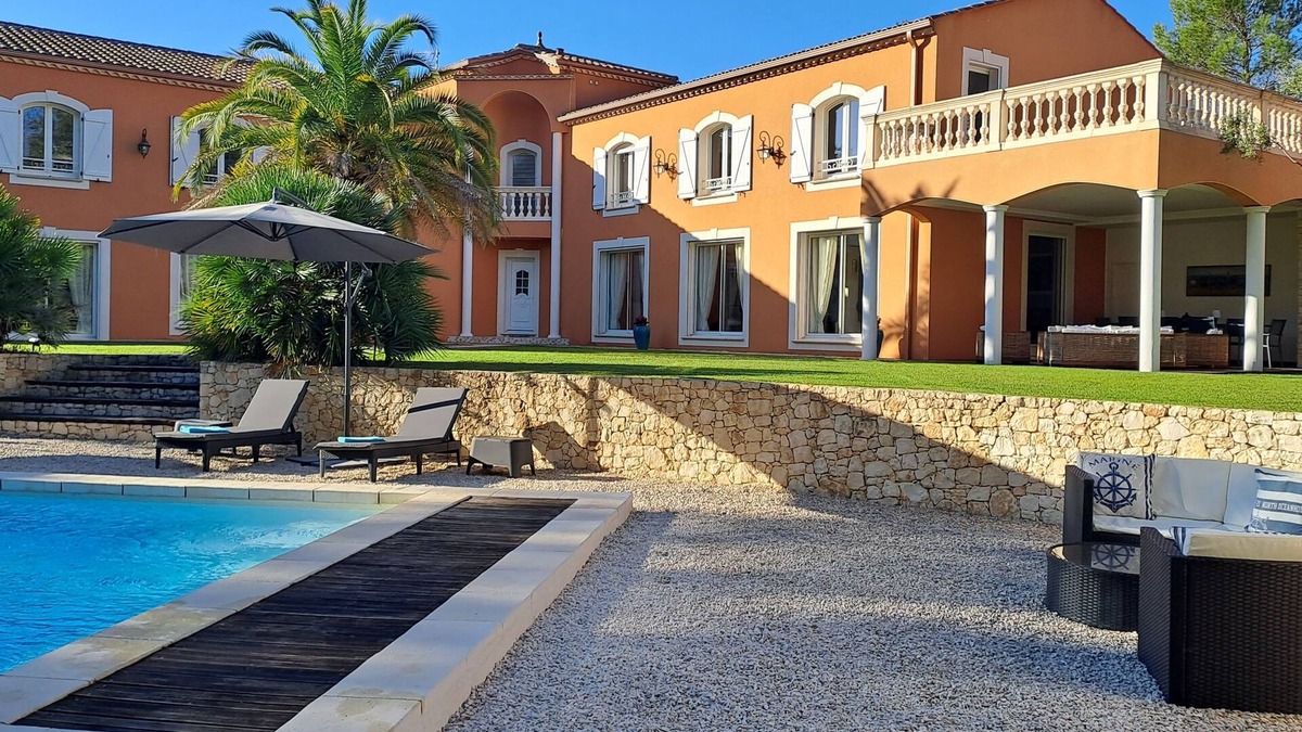 Cannes-et-Clairan House | Villa Palmier Avec Piscine Chauffée Privée Proche D'uzes et Anduze