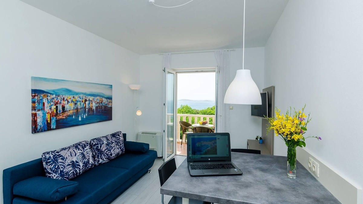 Plat Apartment | Villa Panorama Dubrovnik (A2) - Superior One Bedroom Apartment with Terrace and Sea View