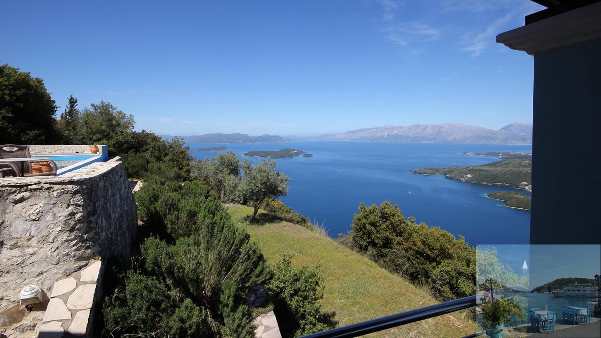 Poros Villa | Villa Panorama Lefkada. Exceptional sea views - Infinity pool - air con.