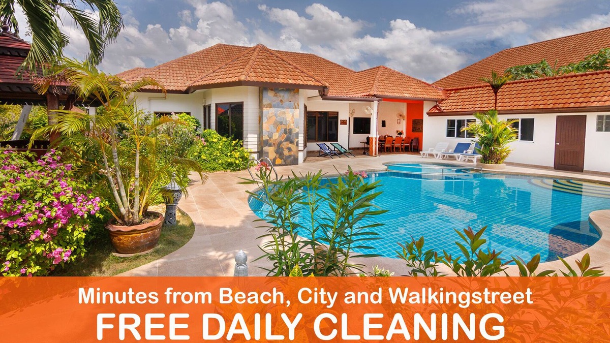 Nong Prue Villa | Villa Pattaya Hill minutes from the Beach and City Pattaya