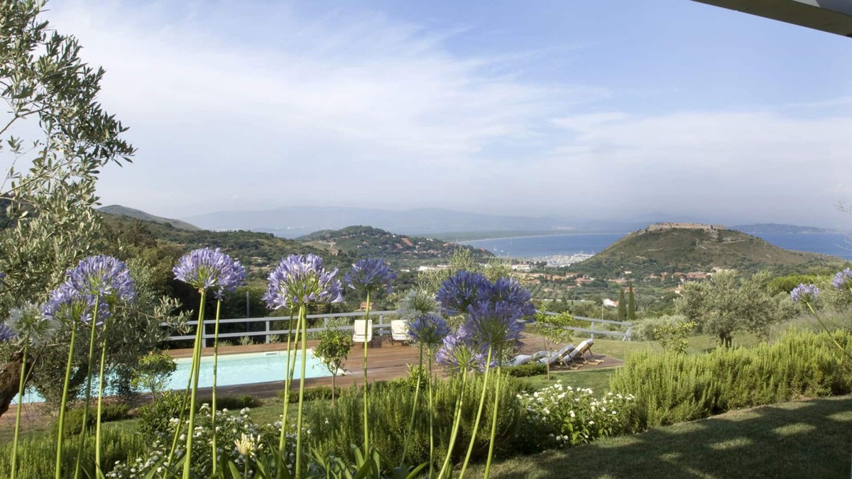 Porto Ercole Villa | Villa Pimpinnacolo, Porto Ercole, Monte Argentario, Tuscany, with pool and view