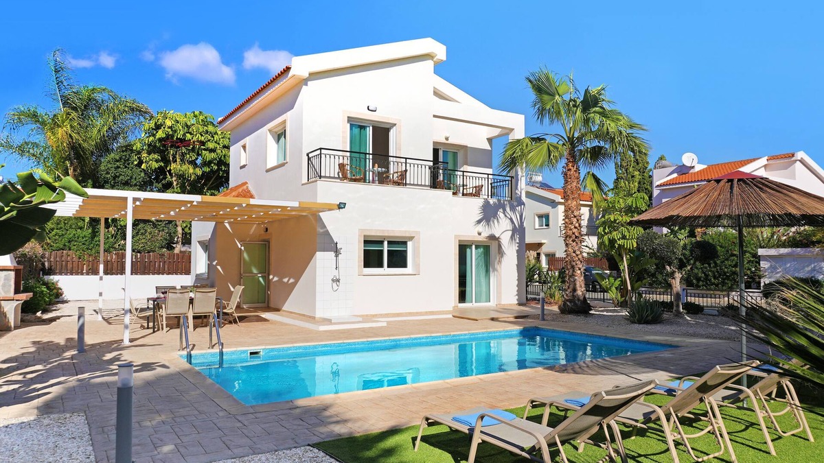 Ayia Thekla Villa | Villa Posidonia - 200m from Sandy Beach