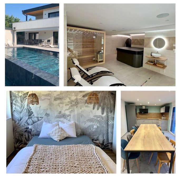 Dettwiller Villa | Villa privée 230m2/Piscine débordement/Billard-Babyfoot-Boulodrome-Flipper/Strasbourg
