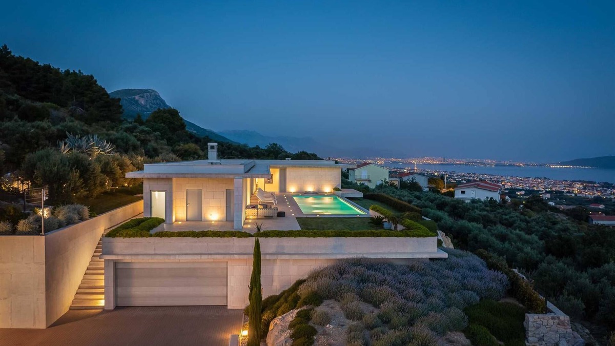 Kastel Stari Villa | Villa Radun Home with Grand Heated Pool
