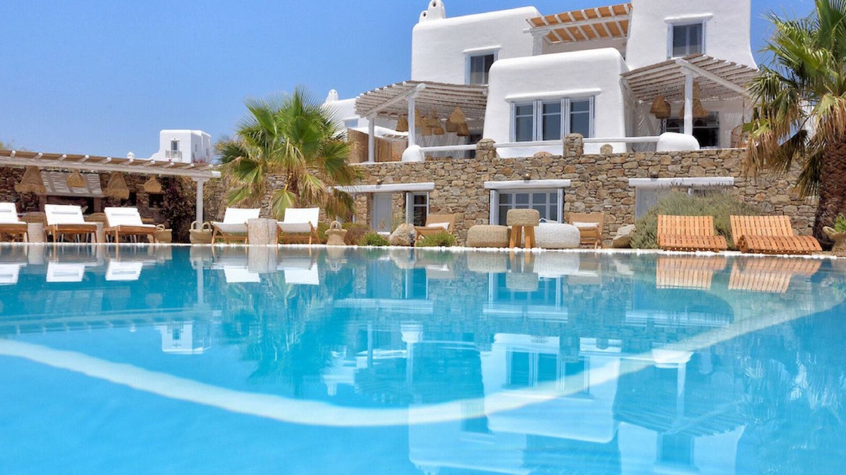 Platis Gialos Villa | Villa Rea Sea View Private Pool ideally for family