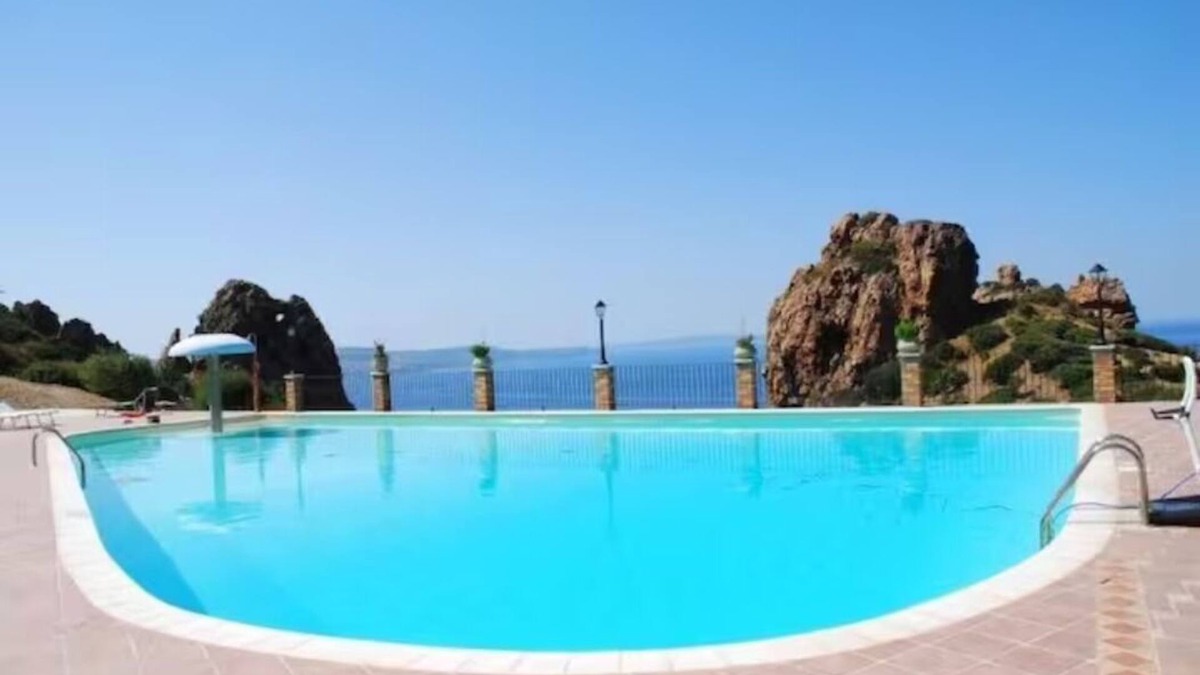 Nebida Villa | Villa Red Coral: sleeps 4, shared swimming pool, parking, IT111035C2000P7143.