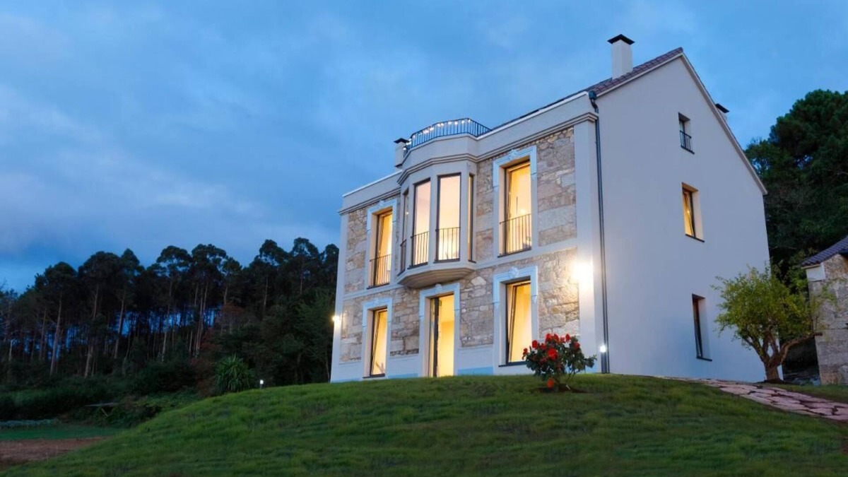 Noia Apartment | Villa Rosa Apartamentos en casa rural con vistas panoramicas a la ria
