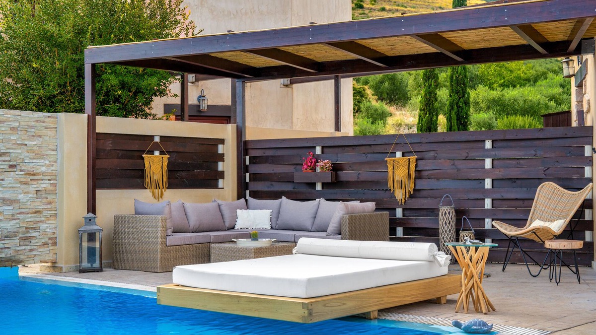 Romirion House | Villa Rosa With Private Pool and Amazing View to the Sea And Village's Mountain