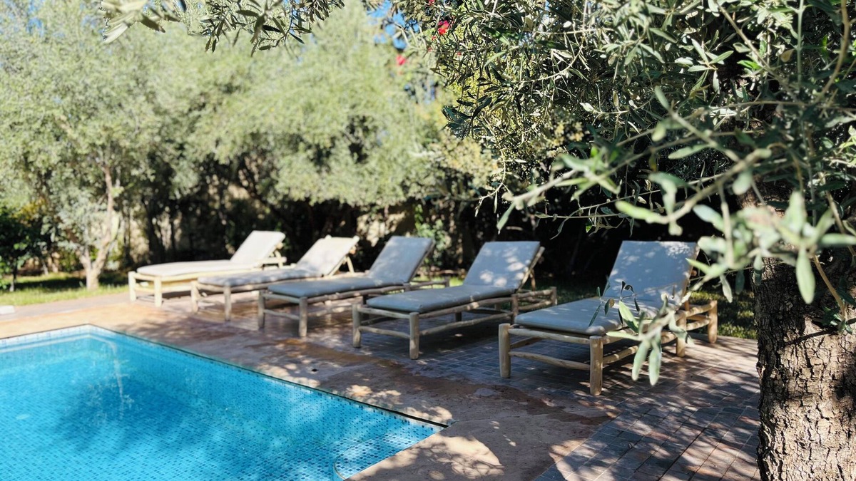 Hivernage Villa | Villa Safran Ailleurs sous les Oliviers 15 minutes from the medina in Marrakech