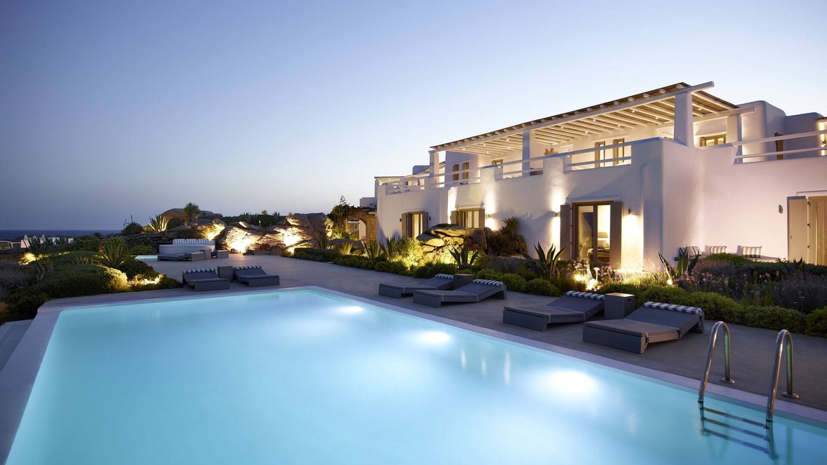 Paradise House | Villa Sepia 1 Luxury Waterfront Placed at the Best Location on Mykonos