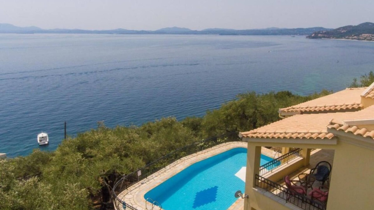 Barbati Villa | Villa Spyros,Corfu amazing sea views,large pool,Wi-Fi,AIC