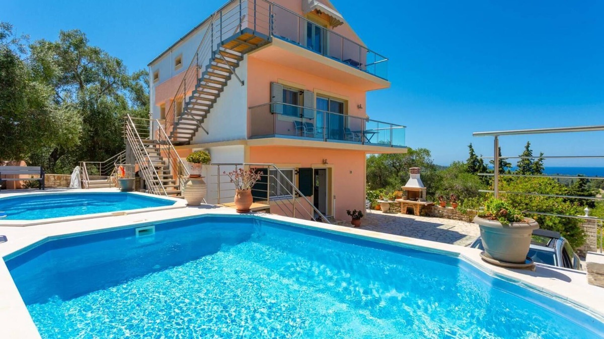 Lakka Villa | Villa Stephania - Six Bedroom Villa, Sleeps 11