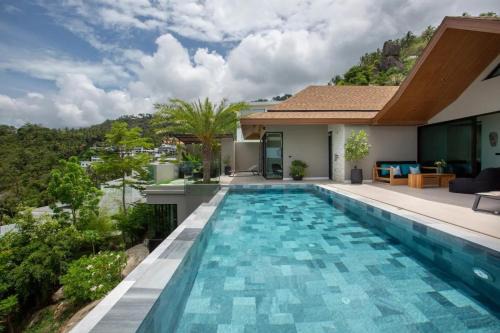 Lamai City Center Villa | Villa Swann 4br Panoramic Sea View & Pool