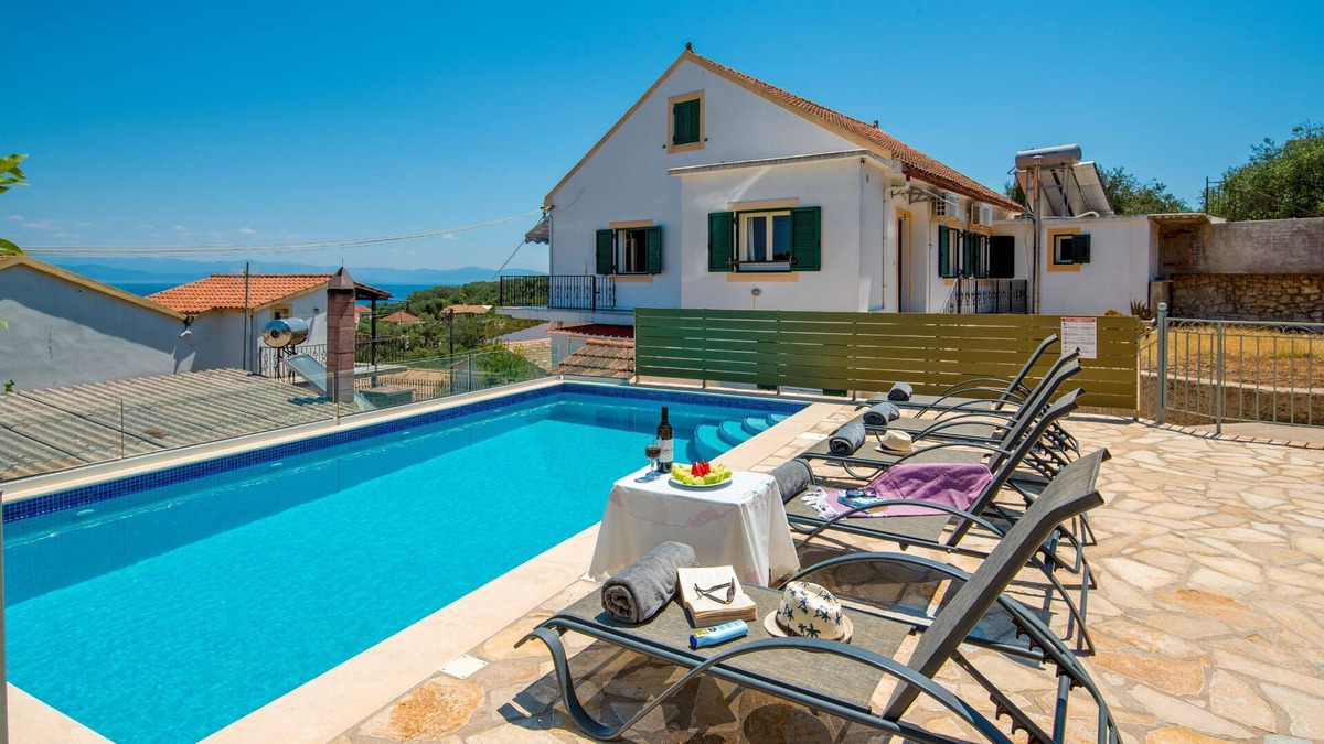 Gaios House | Villa The Antonis: Stunning sea views, A/C, in Gaios Paxos