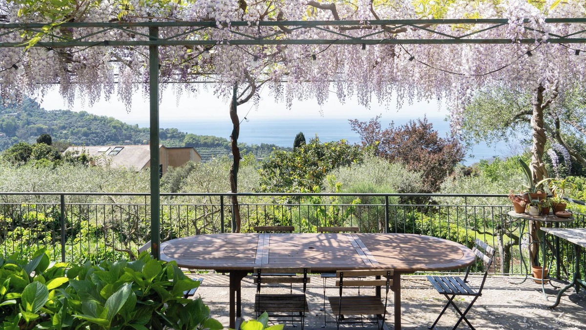 Camogli Villa | Villa 'Uliveto' with Sea View, Wi-Fi and Air Conditioning