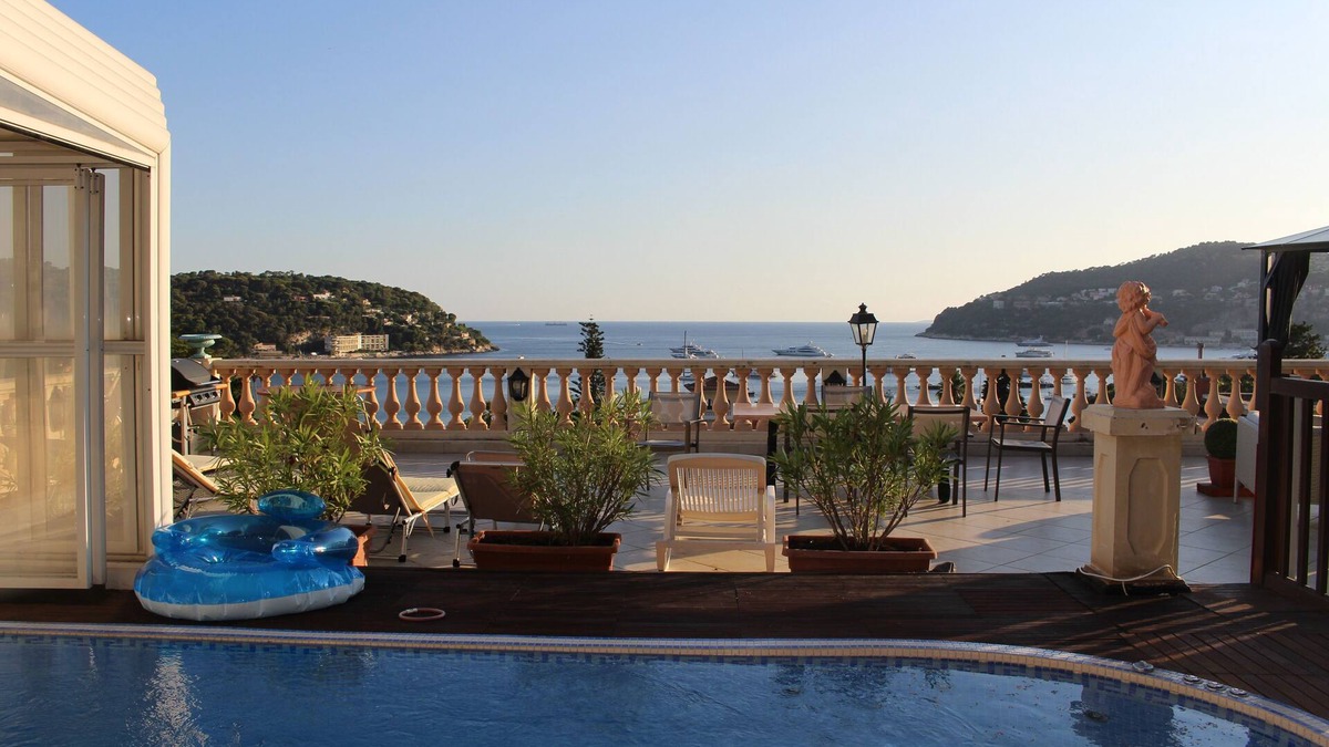 Villefranche-sur-Mer Villa | Villa with a magnificent view of Villefranche bay/sea, 2 steps from the beaches