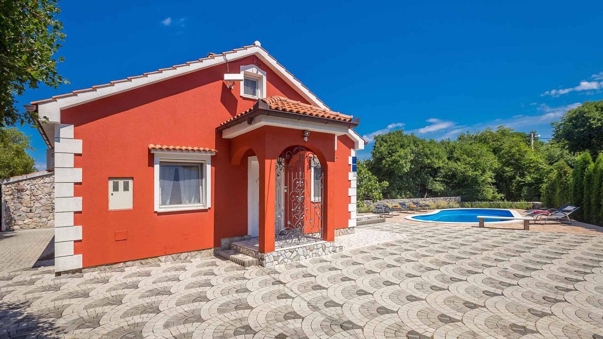 Sveti Vid Dobrinjski Villa | Villa with sea view and pool