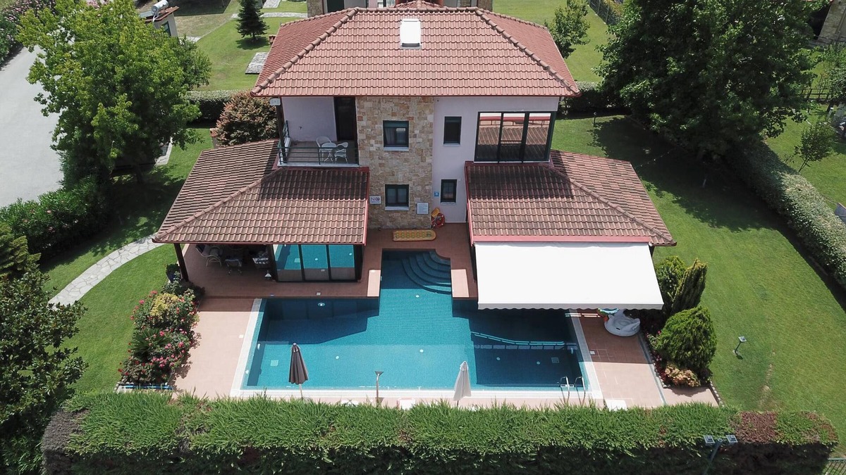 Skotina House | Villa with pool and garden, wifi, 7 pers. | Pieria - olymp. Riviera, Makedonia