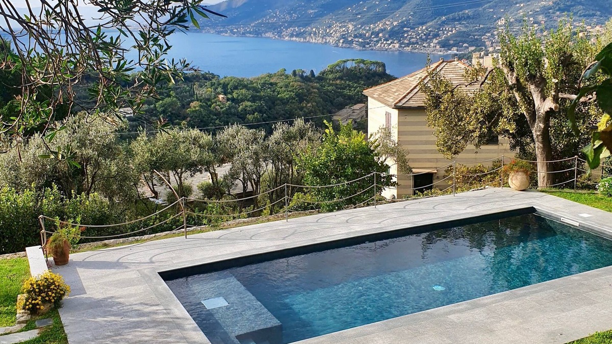 Camogli Villa | Villa with pool, garden and stunning sea view between Portofino and Camogli