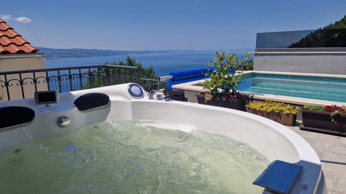 Stanici Villa | Villa with pool and beautiful sea views