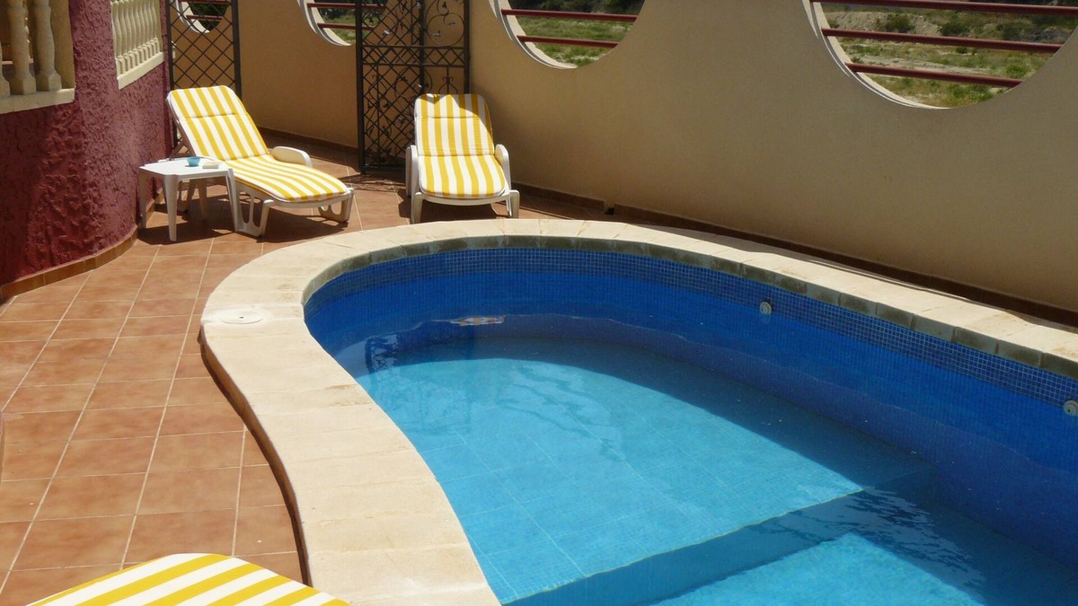 Bolnuevo Villa | VILLA WITH PRIVATE AND SECURED SWIMMING POOL , 500m FROM THE SEA
