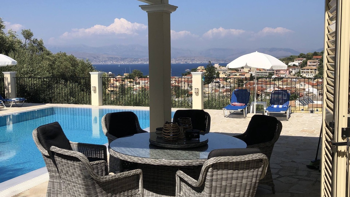 Kassiopi Villa | Villa With Private Pool And Beautiful Sea Views - easy walk to centre