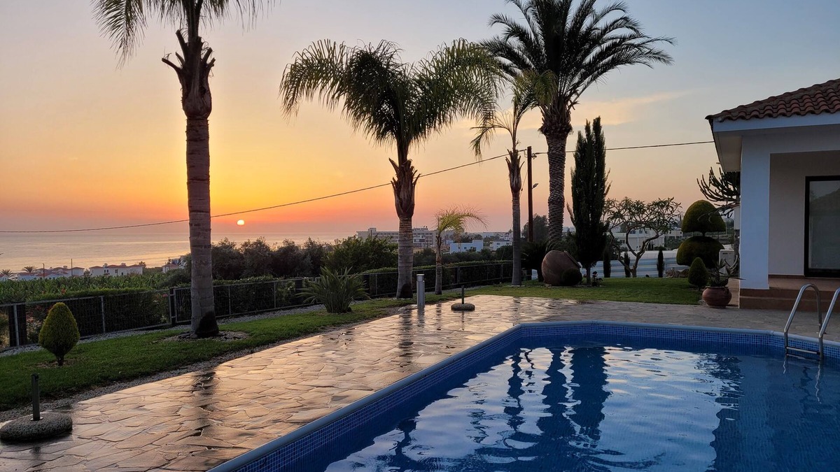 Kissonerga Villa | Villa With Private Pool And Sea Views called Bananorama villa.