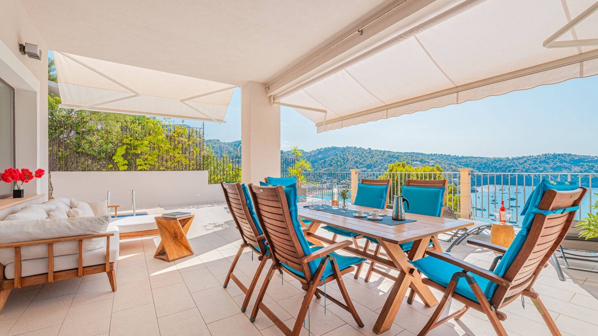 Puerto de Soller Villa | Villa with stunning views of the picturesque harbor, sunset and the sea