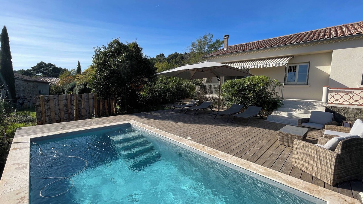 Chassiers Villa | Villa with swimming pool, with beautiful views and on a very quiet location.