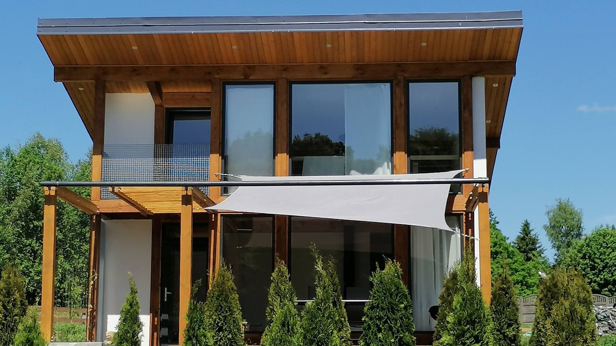 gmina Polanow House | Villa Wood Jacuzzi