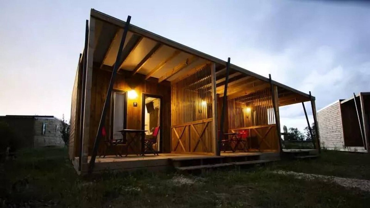 Lignieres House | Village de Cottages - 1 Room Duo Cottage for 2 People with Air Conditioning
