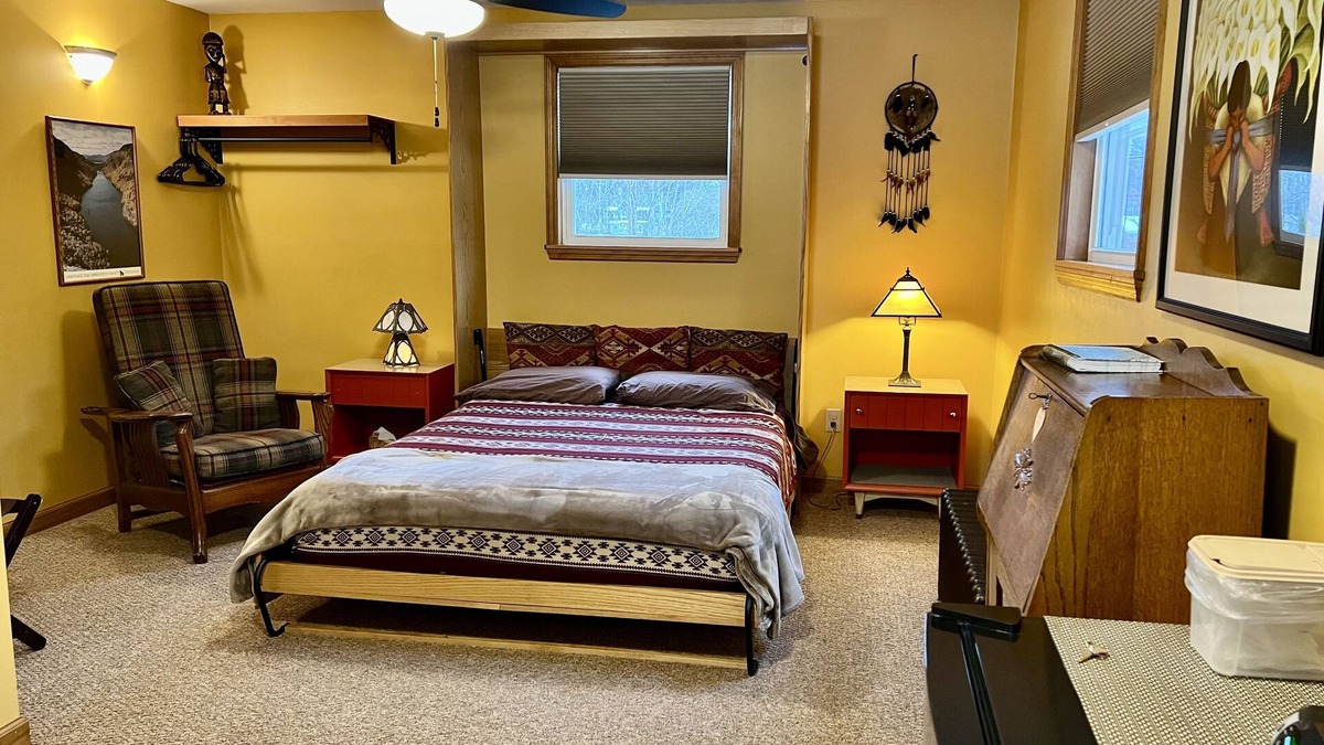 Saranac Lake House | Village Hideaway, 1 bdrm efficiency, private entrance. On the Rail Trail.