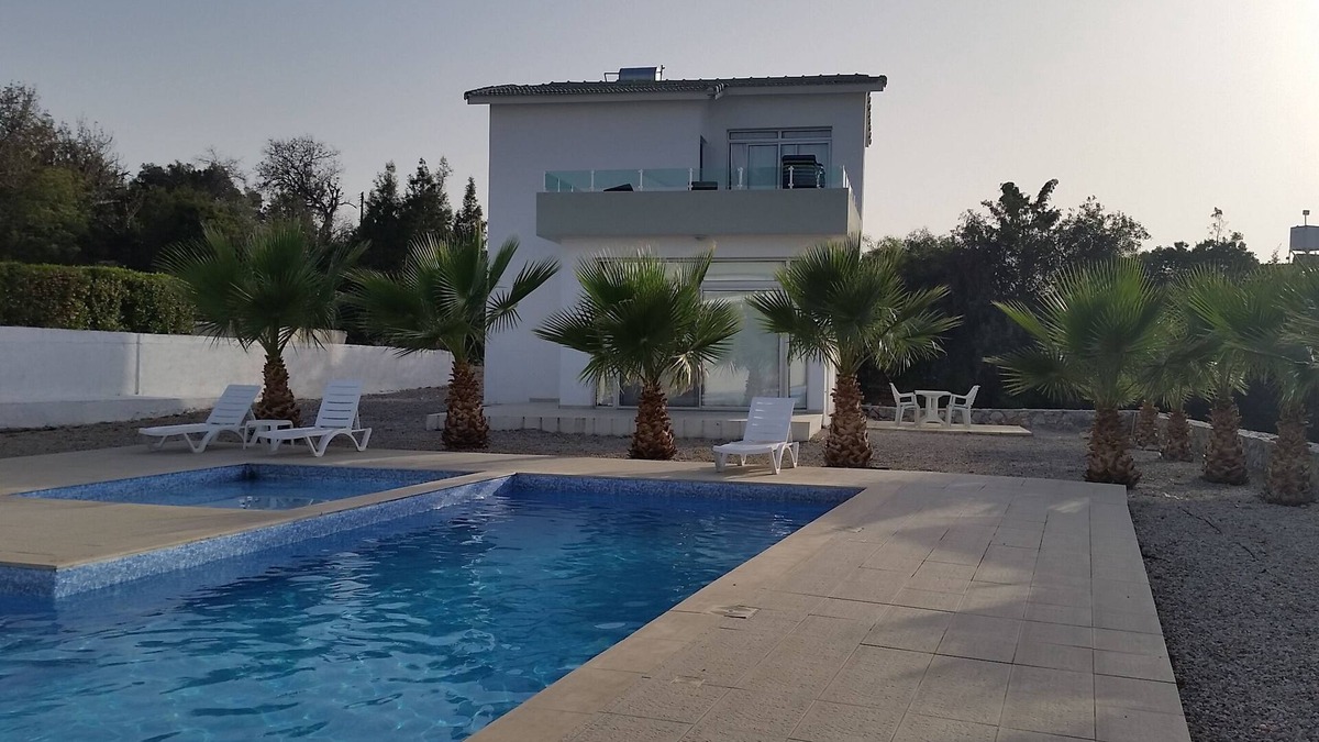 Esentepe Villa | Village Location with stunning Sea/Pool views, 3 minutes walk from restaurants