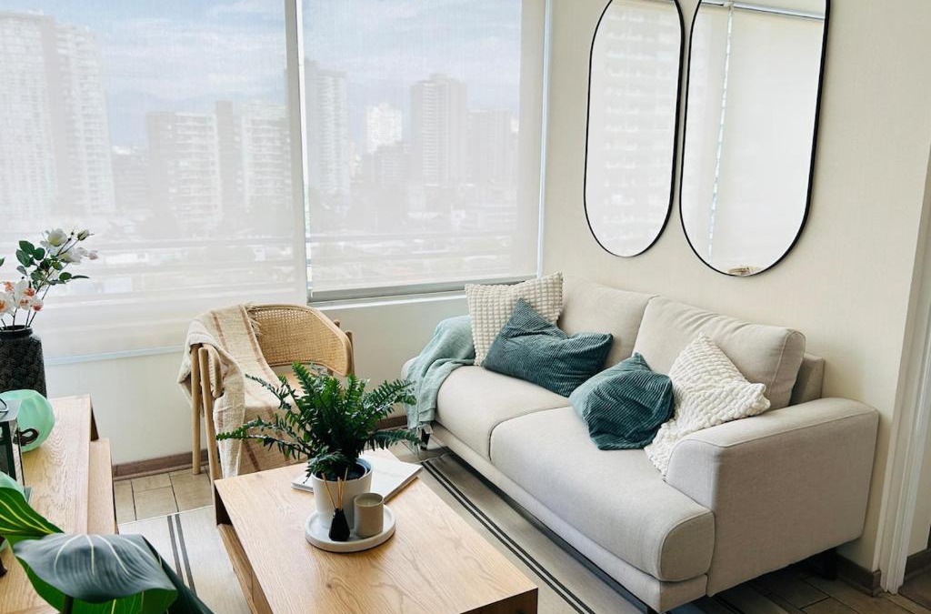 Las Rejas Apartment | Vista cordillera, Nórdico, 2D2B en suites,parking